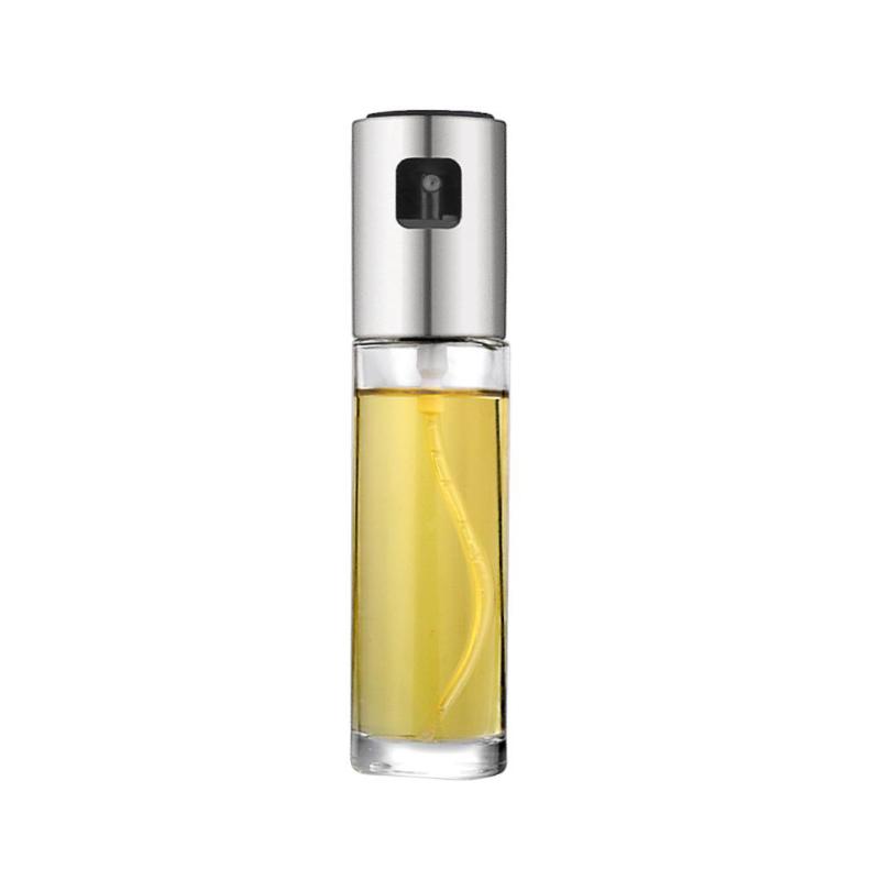 100ml Olive Oil Vinegar Sprayer Oil Spray Bottle Pump PP+Glass Oil Pot Leak-proof Drops Oil Dispenser BBQ Kitchen Cooking Tools