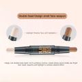 Double Head Makeup Highlighter Face Concealer Contour Bronzer Highlighter Pen Cosmetic 3D Full Cover Concealer Stick TSLM2