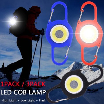 Super Bright COB Led Camping Light For Hiking Camping Emergencies Hook Lamp tent lamp Flash Light Outdoor survival light Q40