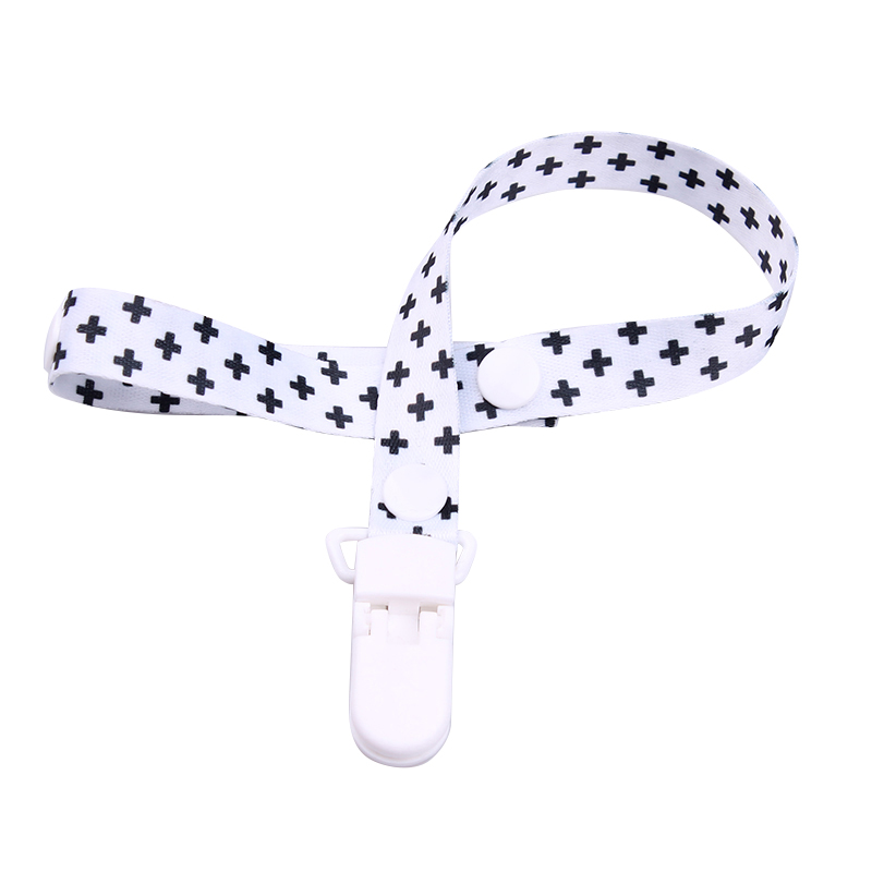 Baby Pacifiers Leashes Clips Ribbon Soother Kids Pacifier Holder Chain Feeding Case
