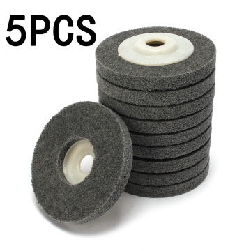 5 Pcs Flap Buffing Wheel Abrasive Nylon Fiber Buffing Wheel Pad Angle Grinder Metal Abrasive Disc For Bench Grinder Rotary Tool