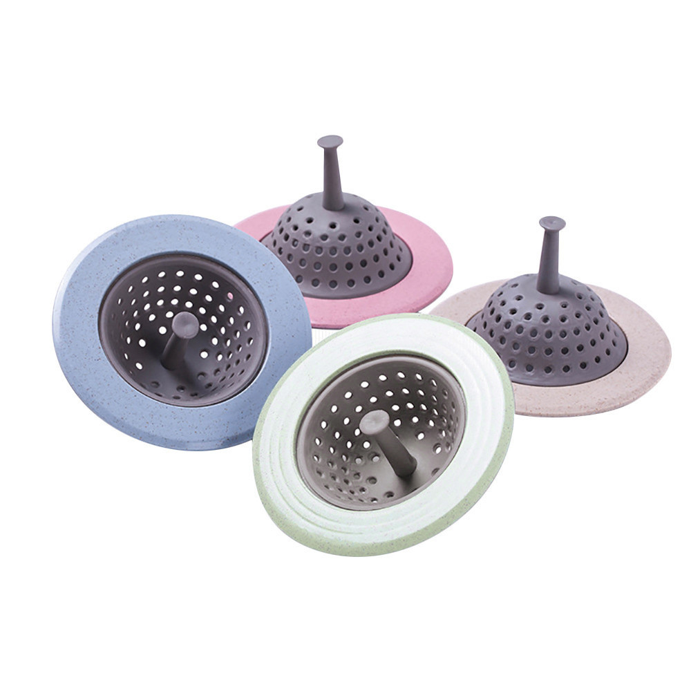 New Home Living Floor Drain Kitchen Food Residue Catcher Sink Bowls Washing Strainer Sewer Filter Bathroom Hair Stopper Plug