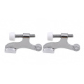 2Pcs/set Adjustable Hinge Pin Door Stopper Brushed Satin Nickel Heavy Duty Hinge Pin Door Stop Bumper Tips Hardware For Home