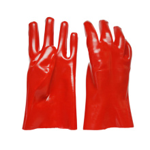Wholesale PVC Sandy Gauntlet Cotton Liner PVC Coated Work Gloves