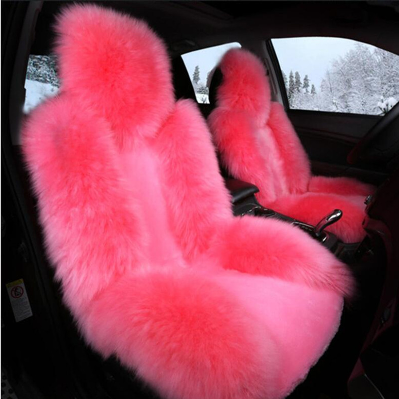 faux fur car seat covers universal siz for all types of seats Full Cover Set 13 color seat cover.car cover seat for toyota auris