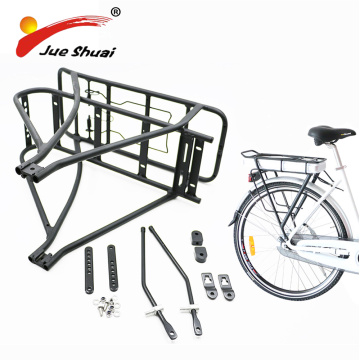 20-29 inch 700C Adjustable Bike Luggage Bicycle Rack Black Double Layer for e Bike Battery Rear Carrier Bicycle Accessories