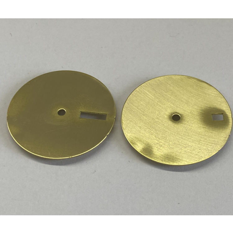 blank watch dial with window