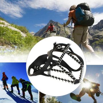 Ice Snow Shoe Spiked Grips Cleats Crampons Walk Winter Climbing Camping Anti Slip Hiking Snowshoes Hiking Sports Cleats