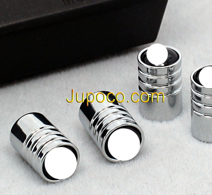 4pcs Chrome Car Styling Accessories Wheel Tire Valve Caps Stem Air For Land R-over Ra-nge Rover Discovery 4 Freelander 2 Evoque