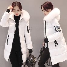 Harajuku Women's Winter Down Jackets Woman Parkas Fur Long Coat for Female Clothing Oversized Outerwear Large Plus Size Parker