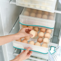 single layer 30 Grid Egg Container Refrigerator Storage Box Crisper Storage Box Egg Storage Drawer Practical Kitchenware