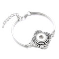 Hot Snap Jewelry Interchangeable Snap Bracelets for 12mm 18mm Snaps Button Jewelry Women's Bracelet with Charms