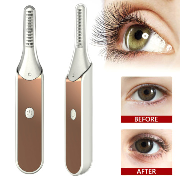 1pc New Electric Eyelash Curler Digital Display Fast Heated Eyelash Curl Long Lasting Eyelash Curler Makeup Tool
