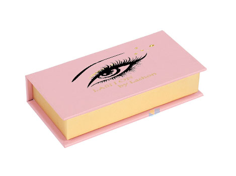 Custom Printed Magnetic Gold Eyelash Packaging Box