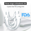 Silicone Tooth Invisible Orthodontic Set Dental Appliance Teeth Retainer Mouth Guard Braces Tooth Tray 3 Stages/Pack