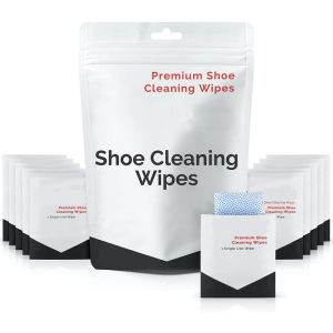 Customized single piece shoe cleaning wipes for men and women