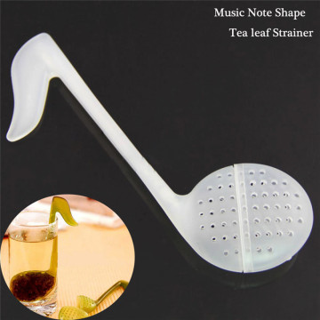 2019 Novelty Music Note Shape Tea Strainer Filter Reuseable Tea leaf Strainer Spoon Teaspoon Infuser Filter 14.3 x 5 x 2cm