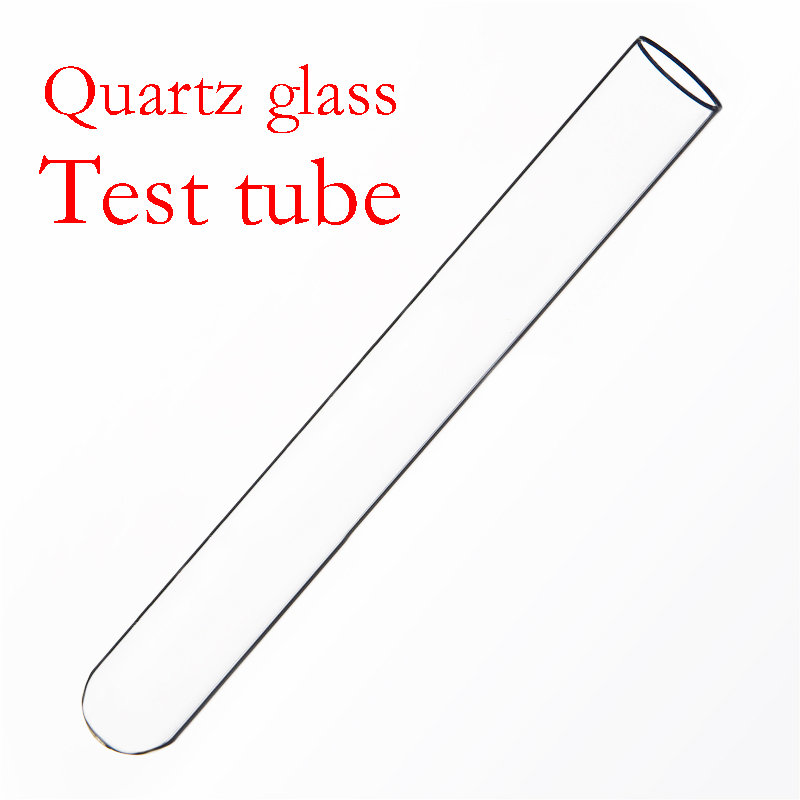Quartz glass test tube,O.D. 40mm,L. 90mm,High temperature resistant glass test tube