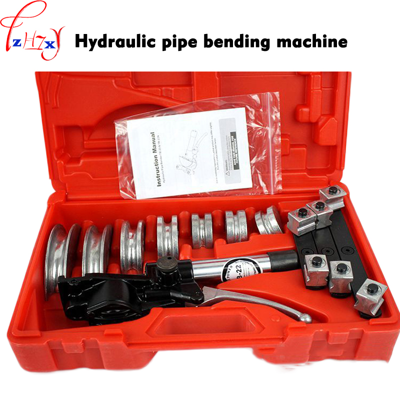 Manual hydraulic pipe bending machine TB-22 aluminum alloy hydraulic pipe bender quick position copper tube/hose pipe bender 1pc