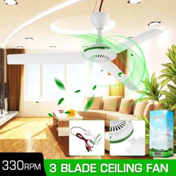 NEW Environmental-friendly 12V 6W Solar Ceiling Fan Solar Powered Cooling Fans Small Air Conditioning Appliances