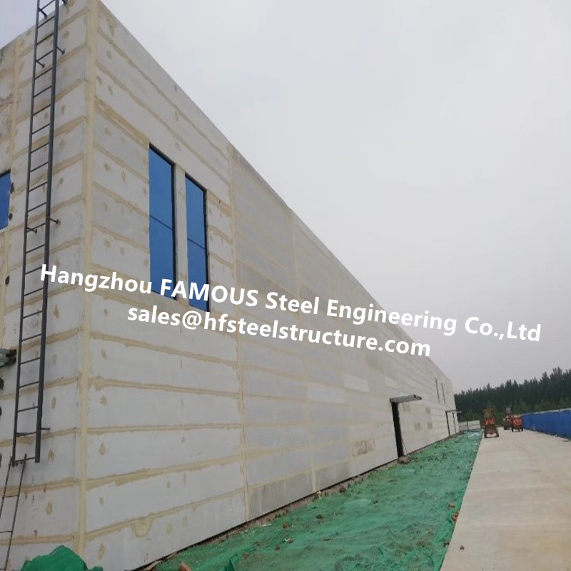 Large Industrial Plant Project By FASEC Prefab-I Panel For Exterior Wall Panel And Partition Blocks