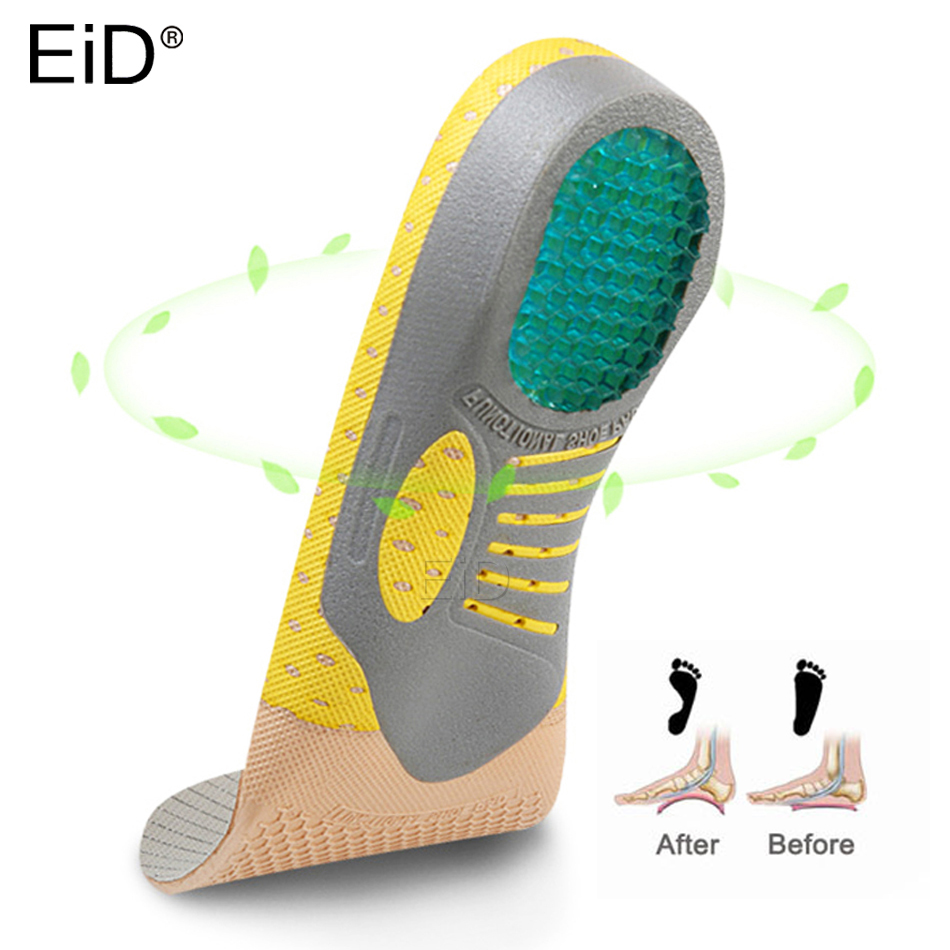 EiD PVC silicone Gel orthopedic shoes sole Insoles flat feet orthotic insoles arch support inserts Plantar Fasciitis,foot care