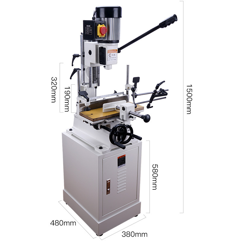 LIVTER 1500W Tenon Machine Household Multi-Function Woodworking Square Hole Opening Drilling Machine Wood Mortise Machine