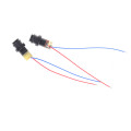 2Pcs Black Red Plastic Laser Head Module Laser Diode Laser Dot P0.05 4.5V 12mm