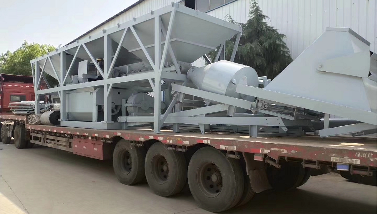 transporting of stable soil mixing plant 