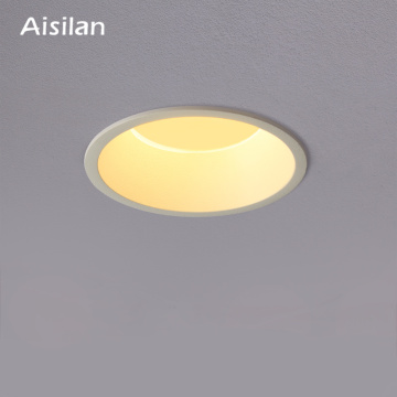 Aisilan LED Downlight Narrow Border soften light home lighting Embedded high lumen Ceiling Lamp high brightness spot light