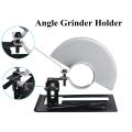 New Angle Grinder Cutting Machine Lengthened Cutting Support Sand Holder + Protective Cover Woodworking Power Tools