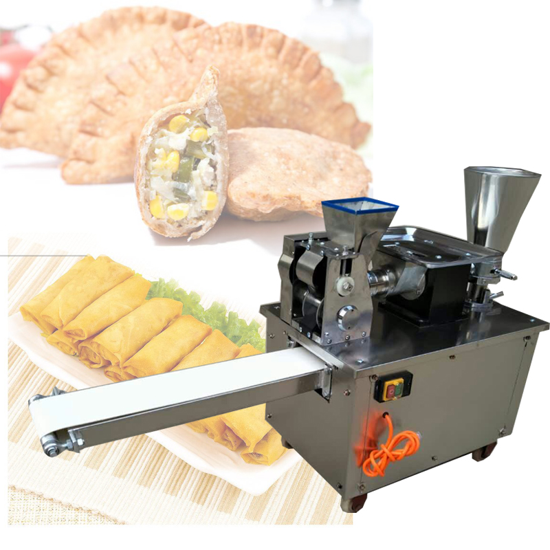 hot slae conveyor belt new model electric samosa dumpling making machine empanada maker frozen gyoza making machine