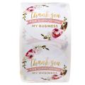 4 Types Floral Thank You Sticker Seal Label Scrapbooking Round Sticker Tag Gift Packaging Stationery Sticker 500Pcs/Roll