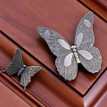 High quality Antique European style Butterfly Cabinet Handle Knobs Kitchen Furniture Drawer Pull Handles Accessory Knob