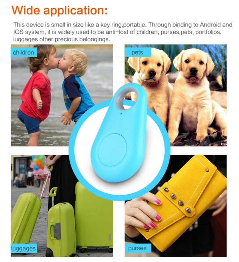Upgraded Wireless Bluetooth 4.0 Tracking Device Anti-Lost Anti-Theft Bluetooth Locator For Kids Pet Dog Car Motorcycle Tracker