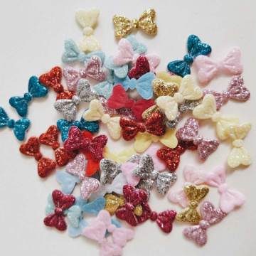50-200PCS Mini Bowknots Sequined Patch Craft Material DIY Nail Art Decorative Supplies Cute Hairpin Jewelry Craft Applique Bow
