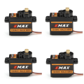 EMAX ES08MA ES08MAII 12g Mini Metal Gear Analog Servo for RC Toy Car Boat Helicopter Airplane RC Robot Replacement DIY Parts