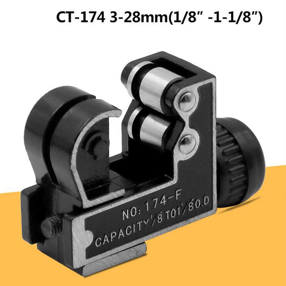 Portable Mini Adjustable Tube Hose Tubing Cutter Cutting Tool For 3-28mm Copper Aluminum Plastic Pipes