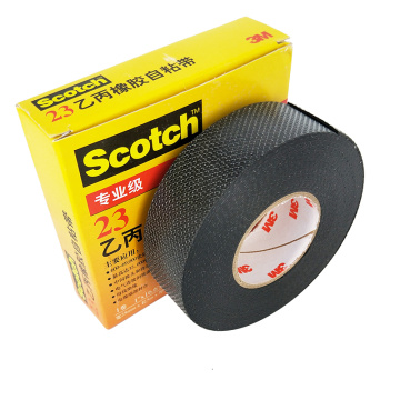 3M Scotch 23 Black Rubber Splicing Electrical Tape