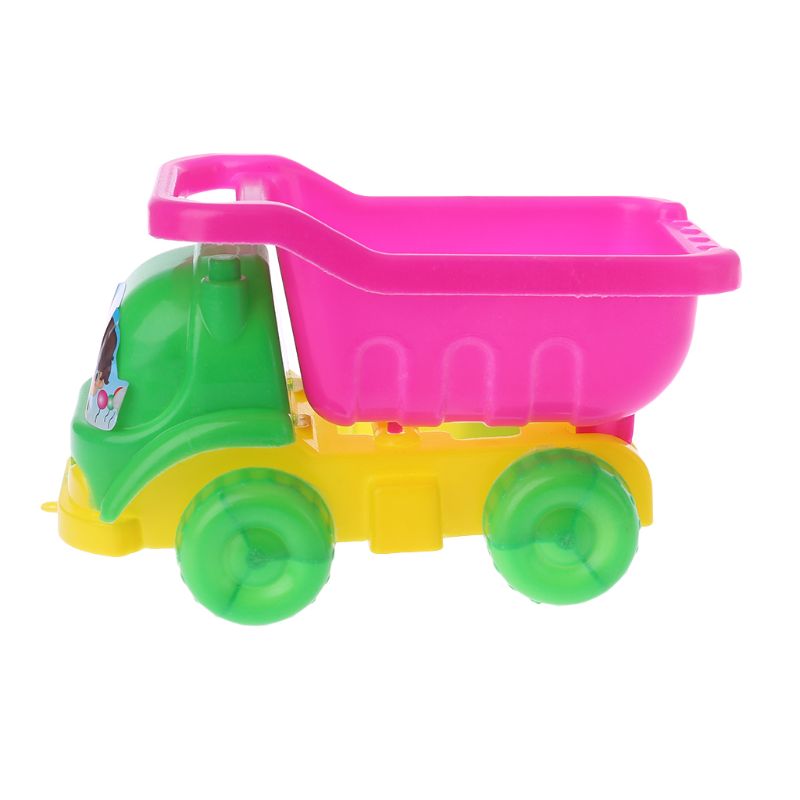 4pcs/set Mini Sand Beach Game Car Rakes Toys Dredging Tool For Children Boys Girls Outdoor Gift