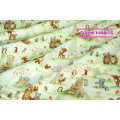 Half-Meter Cotton Fabric Patchwork Quilting Fabric Timeless Treasures Forest Friends Activities Pistachio