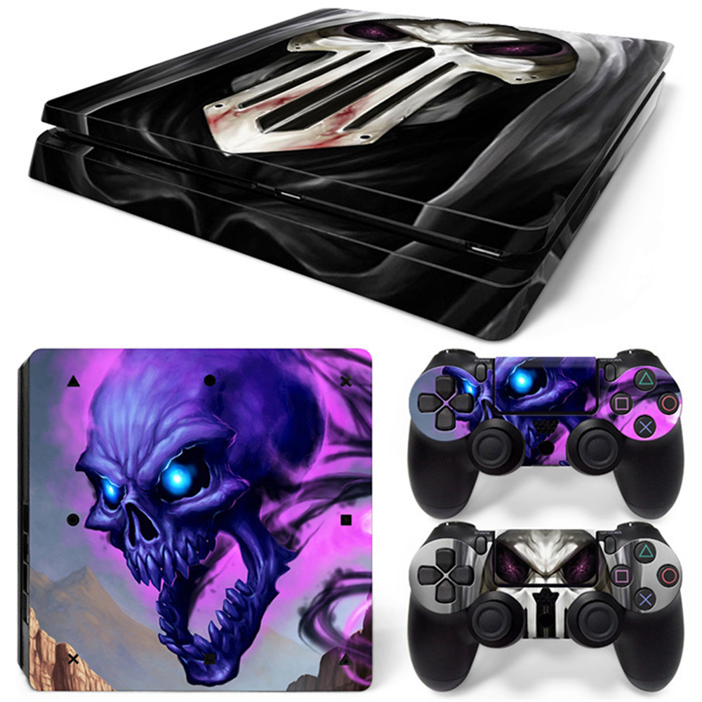 NEW DESIGNS VINYL DECAL CONSOLE STICKER SKIN FOR PS4 SLIM