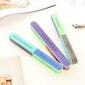 1pc Sandpaper Nail File Lime Double Side Sanding Buffer Block Set Grey Nail Files For UV Gel Polish Manicure Tool Random Color