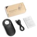 T828 Bluetooth Car Kit Mic Handsfree Noise Cancelling Speakerphone For two Phones Car Bluetooth Speaker Phone Bluetooth 4.1 EDR