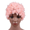 Three-dimensional Flowers Swimming Caps Women Colored flower petals Design Bath Female Cap Ladies Swim Cap for Long Hair
