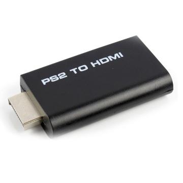 For PS2 to HDMI 480i/480p/576i Audio Video Converter Adapter with 3.5mm Audio Output Supports For All PS2 Display Modes Parts