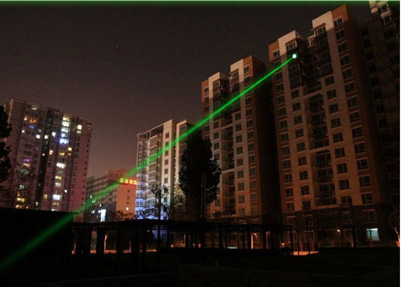 Green Laser Pointer Pen High Power 532NM Grid Pattern Flashlight Type Bright Single Point Green Laser + 18650 Battery + Charger