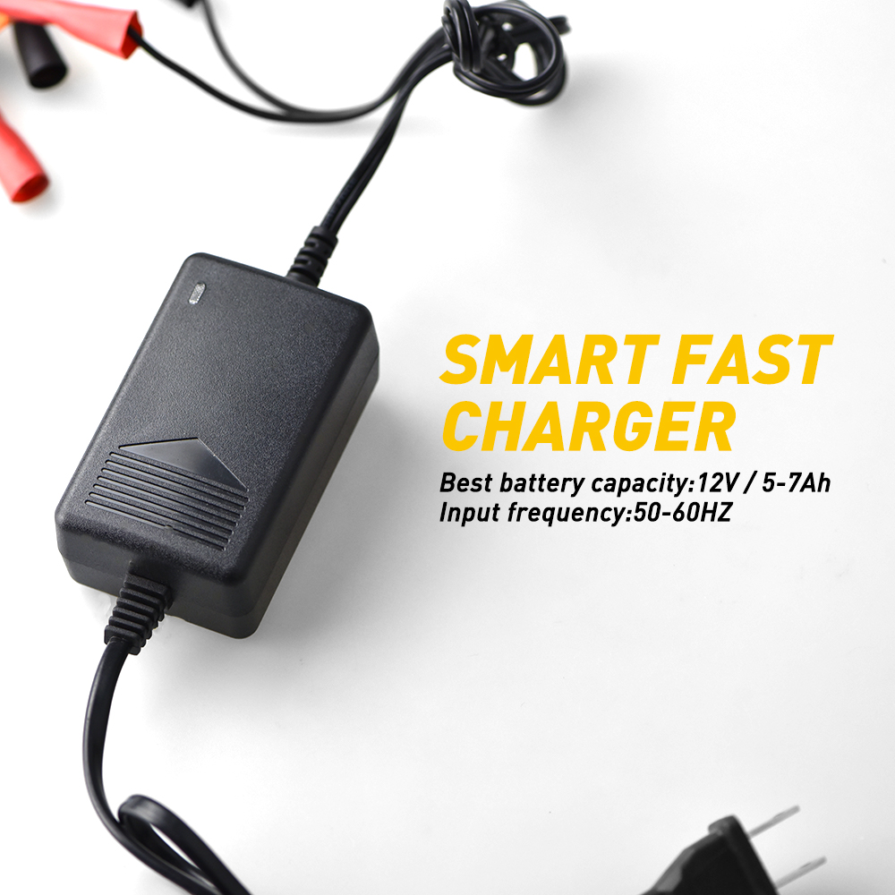 Car Charger 12V Portable Volt Automatic Car Battery Float Trickle Charger Car Maintainer Boat Direct AC Charge Motorcycle RV