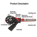 M10 Angle Grinder Mini DIY Sander Sanding Belt Adapter Woodworking Grinding Machine Bandfile Belt Head Sander for 100mm