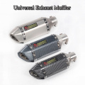 Universal Exhaust Silencer Muffler Tips With BD Killer Motorcycle Exhaust System Pipe 38-51mm Stainless Steel Vent Tube Escape